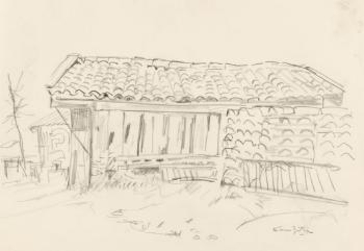 La grange by Leonard Tsuguharu Foujita