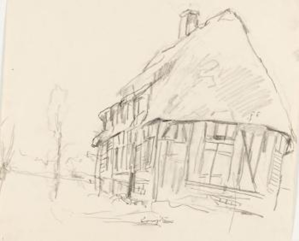 La ferme by Leonard Tsuguharu Foujita