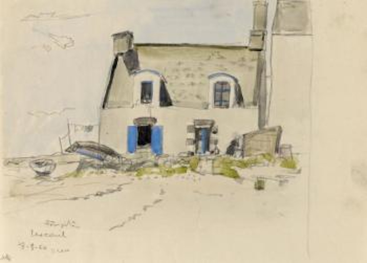 Les volets bleus by Leonard Tsuguharu Foujita