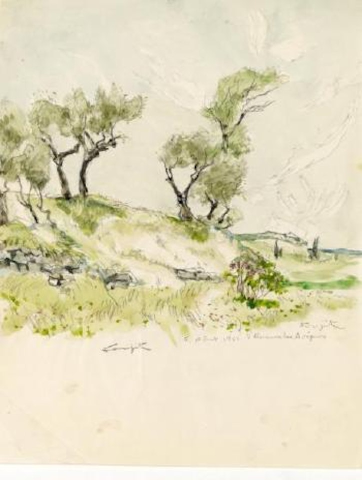 Villeneuve-lès-Avignon by Leonard Tsuguharu Foujita