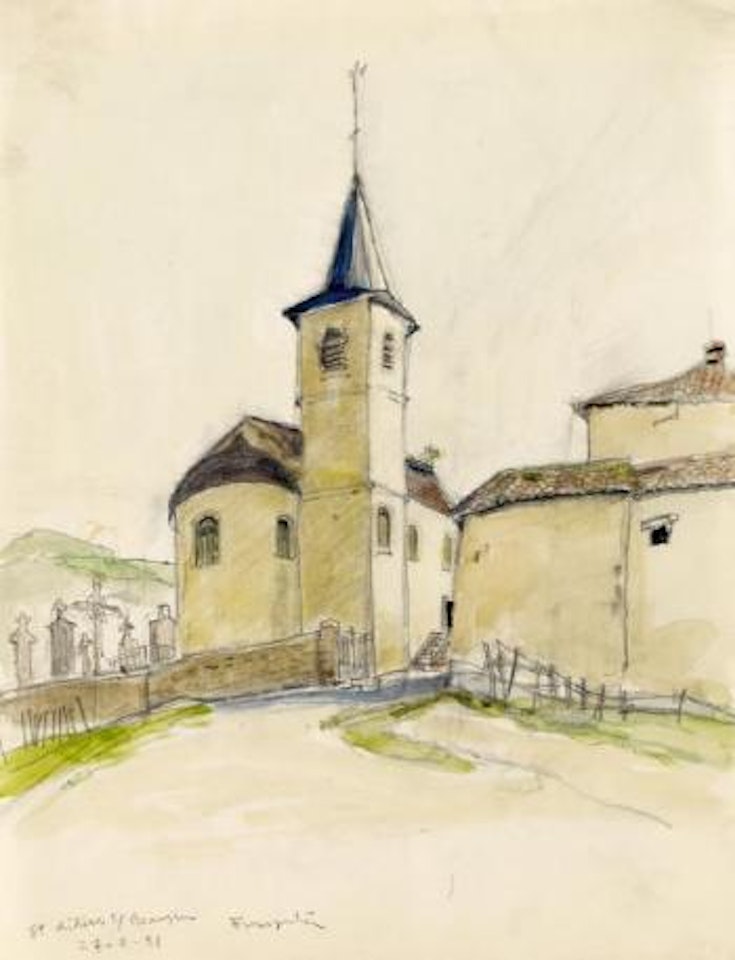 L'église by Leonard Tsuguharu Foujita