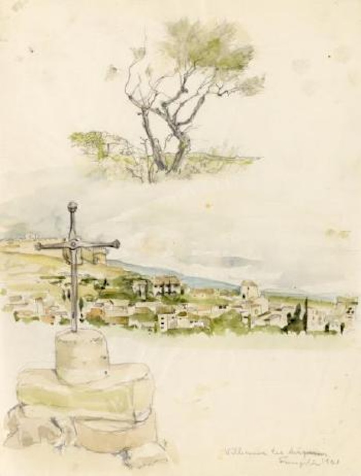 Villenueuve-lès-Avignon by Leonard Tsuguharu Foujita
