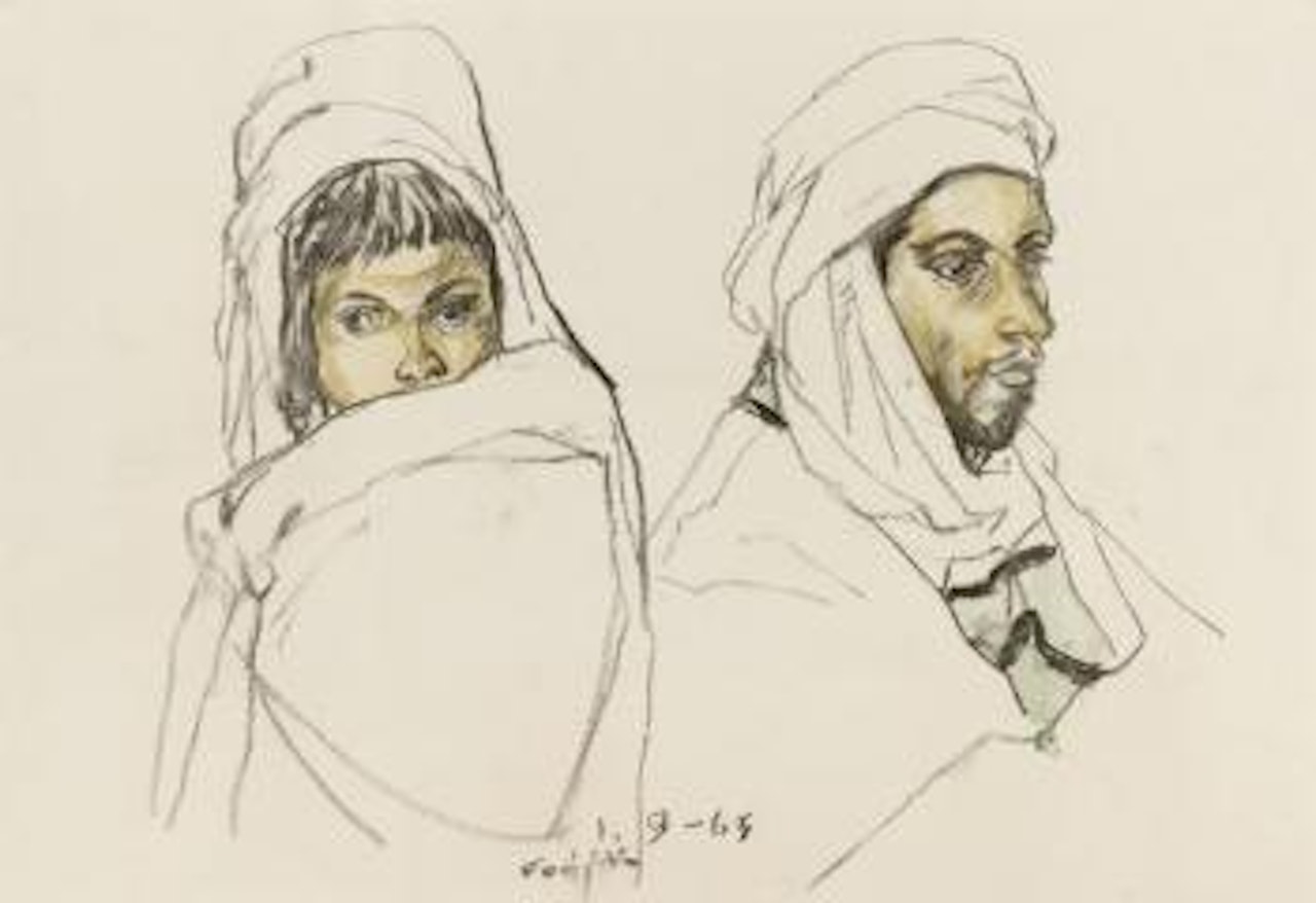 Jeunes hommes by Leonard Tsuguharu Foujita
