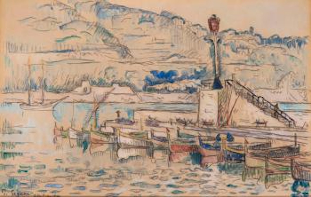 Le port de Villefranche by Paul Signac