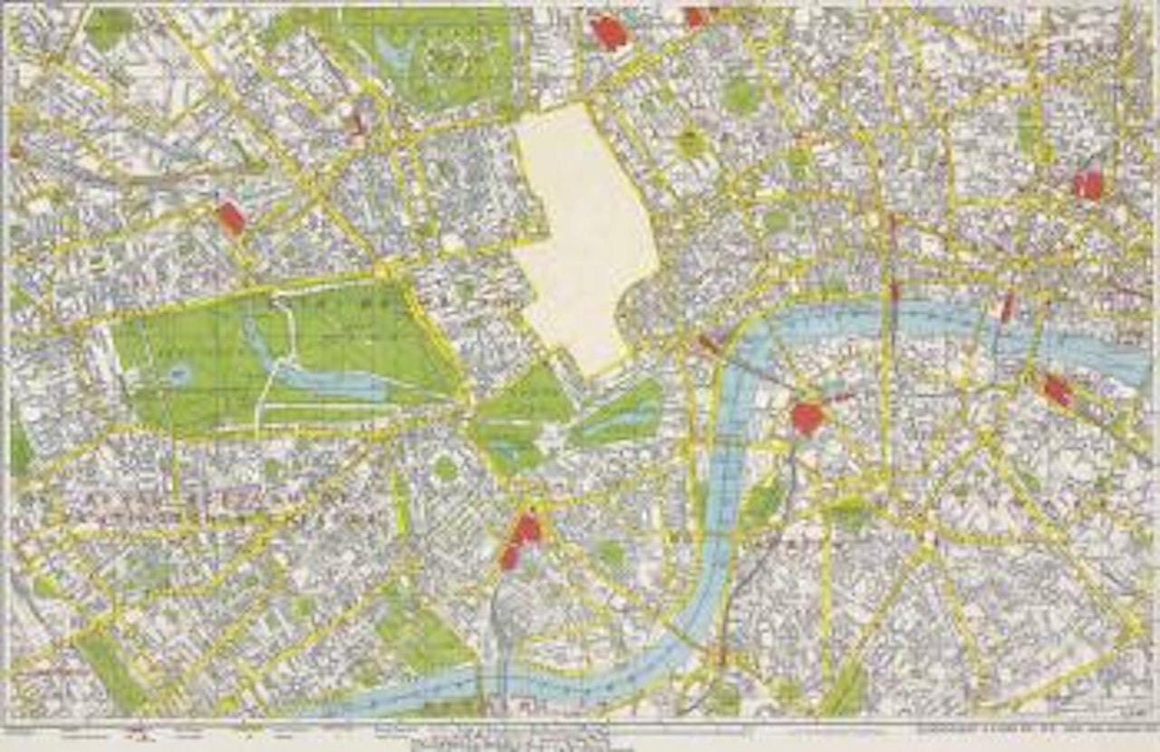 Map of London by Sol LeWitt