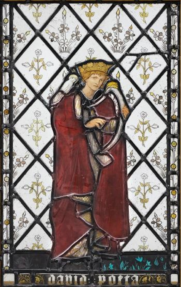 Vitrail David Poeta by Edward Coley Burne-Jones