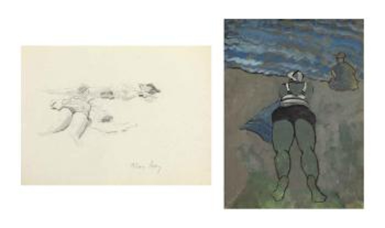Evening Beach by Milton Avery