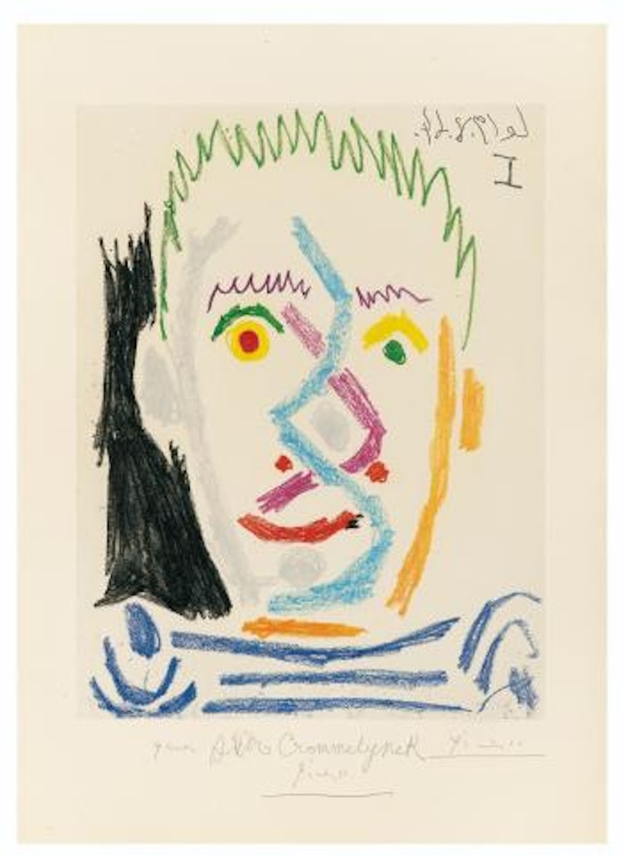 TÃªte dâHomme Au Maillot RayÃ© by Pablo Picasso