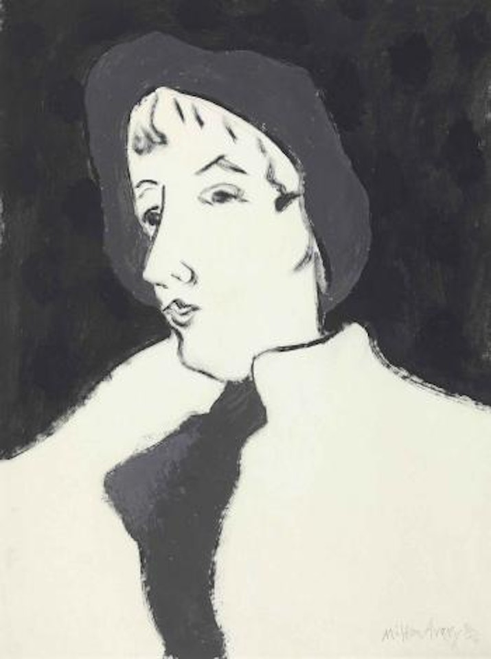 Girl with Beret by Milton Avery