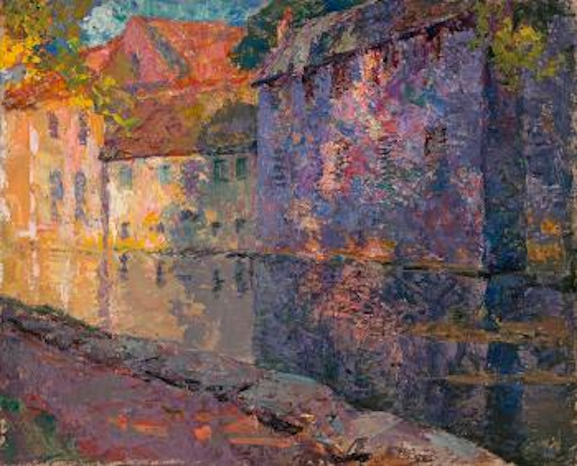 Canal à Bruges by Victor Charreton