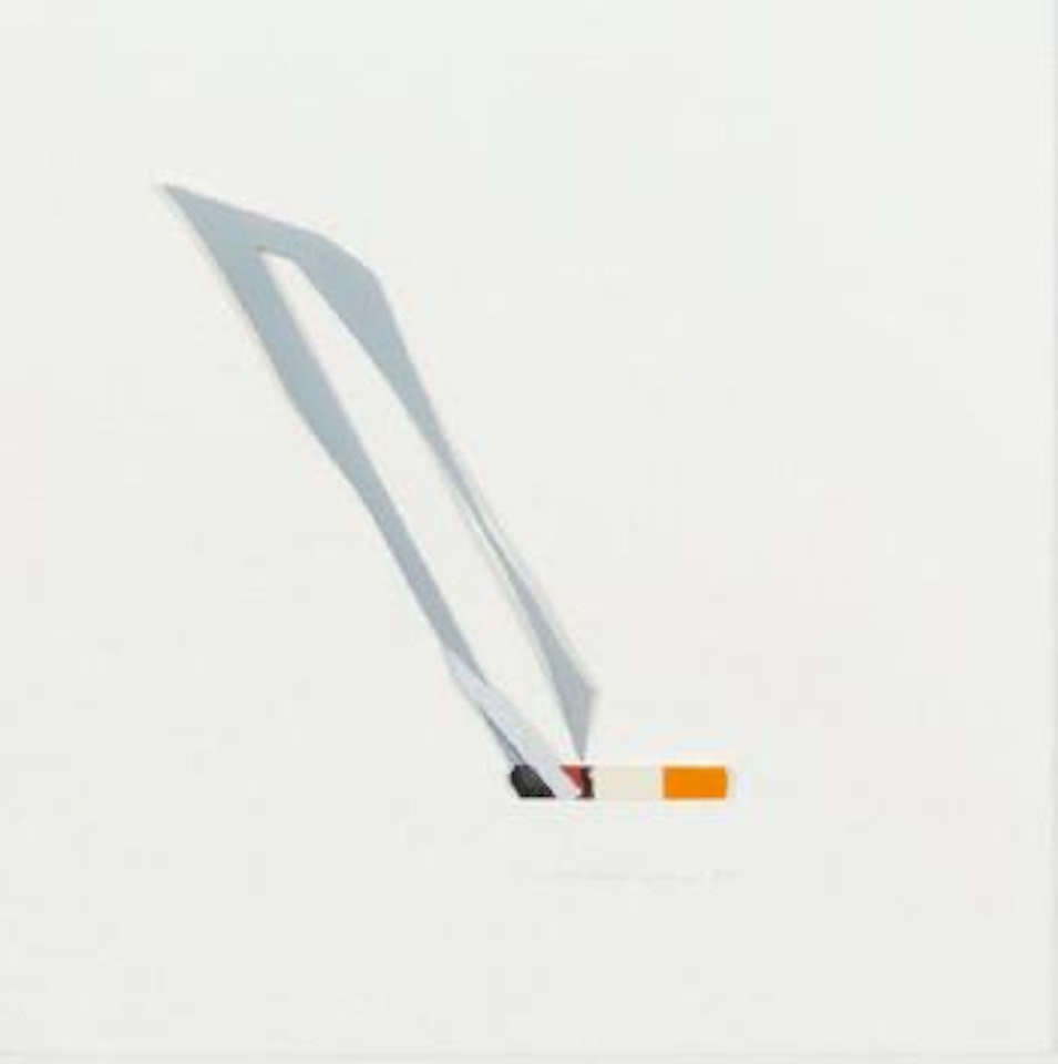 Smoking cigarette by Tom Wesselmann