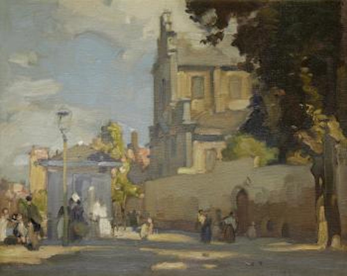The House on the Corner by Sir Frank Brangwyn