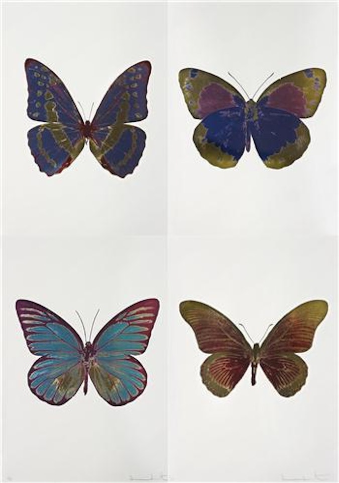 Four Works: The Souls I-IV by Damien Hirst