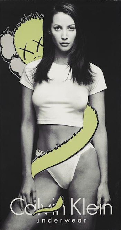 Christy Turlington Ad Disruption by Kaws