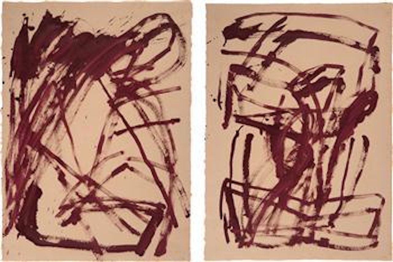 Two works: Interior Study (2); Interior Study (3) by James Brown