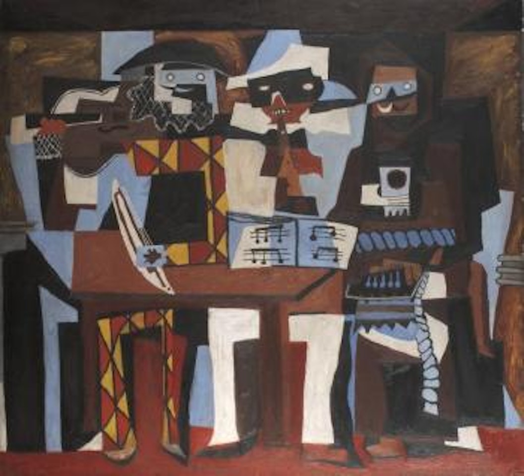 Musiciens aux masques by Oscar Dominguez by Pablo Picasso