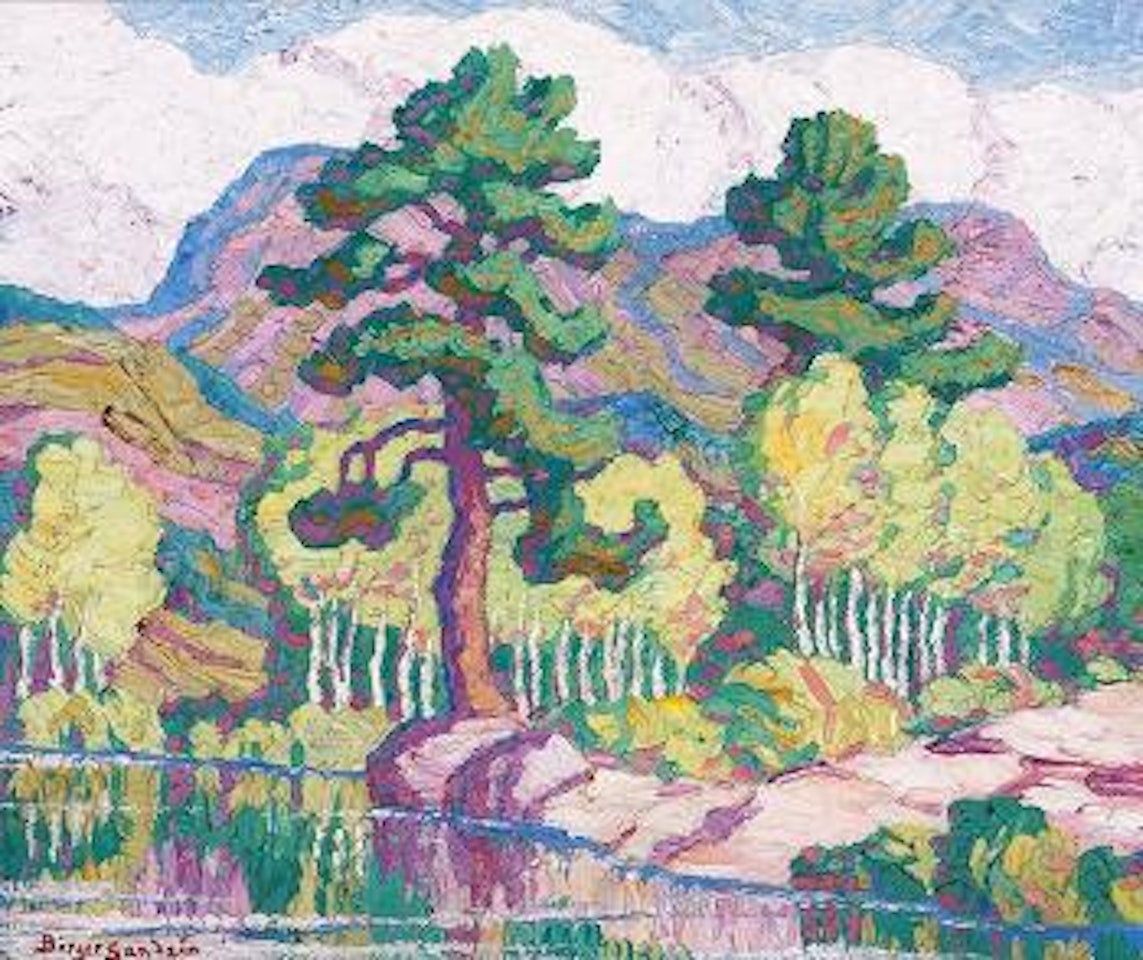 Hidden Lake by Birger Sandzen
