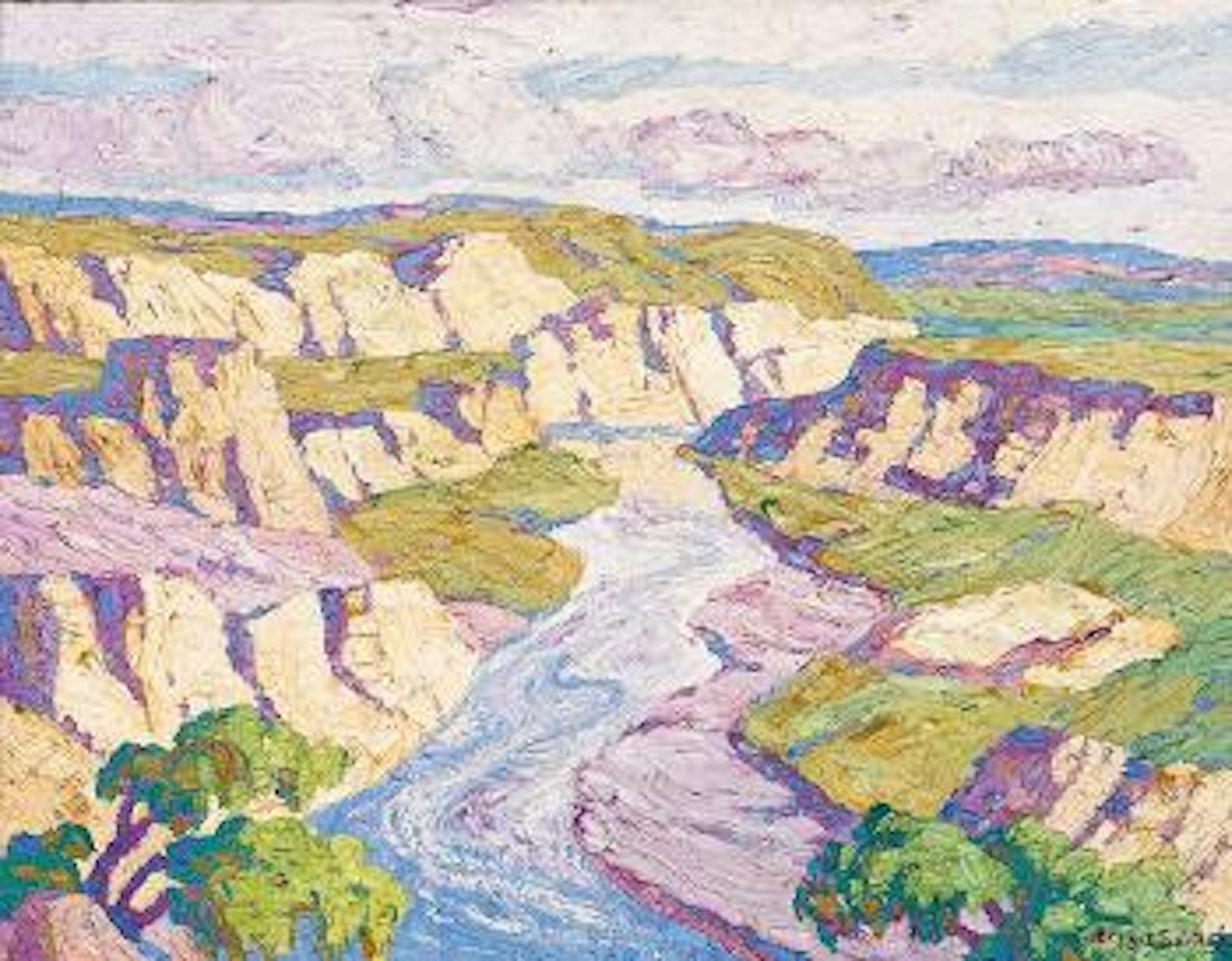 Kansas Creek by Birger Sandzen