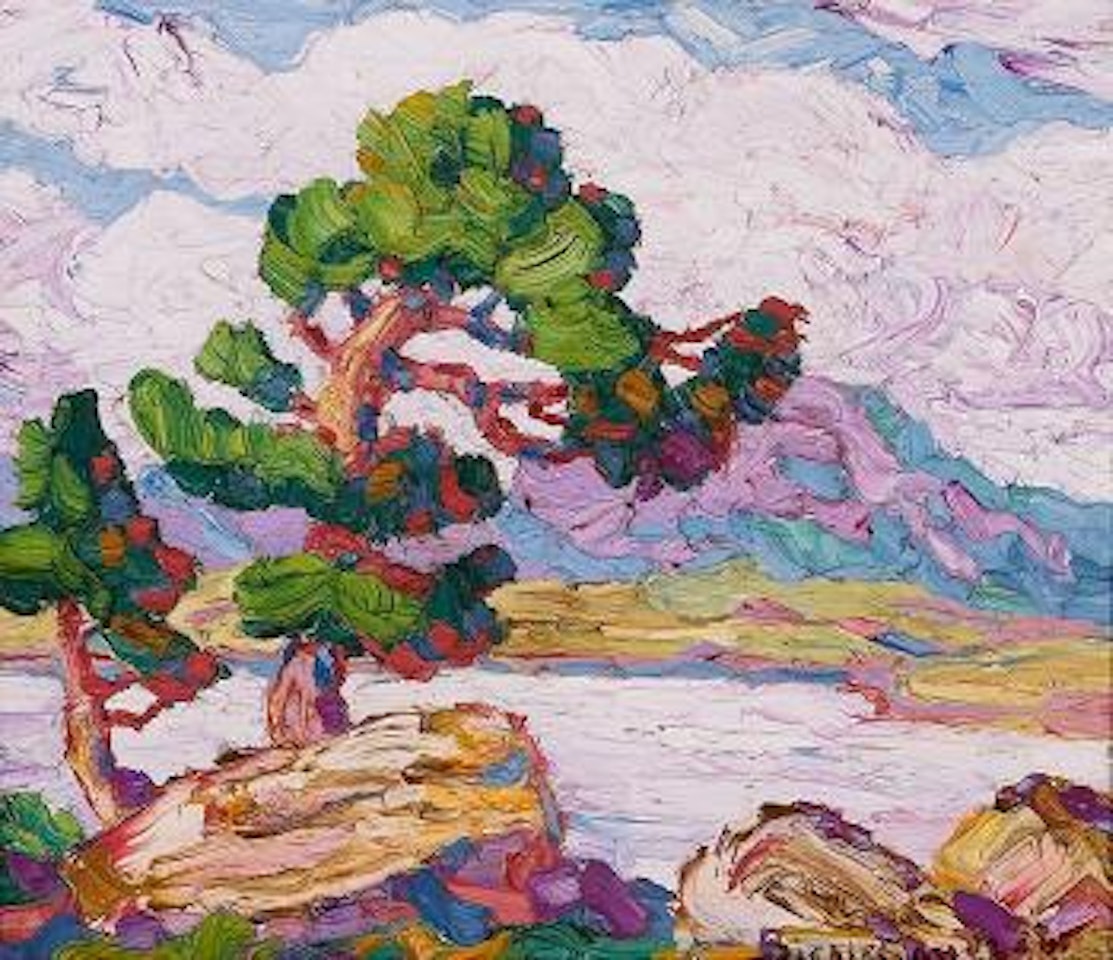 Pines by the Lake by Birger Sandzen