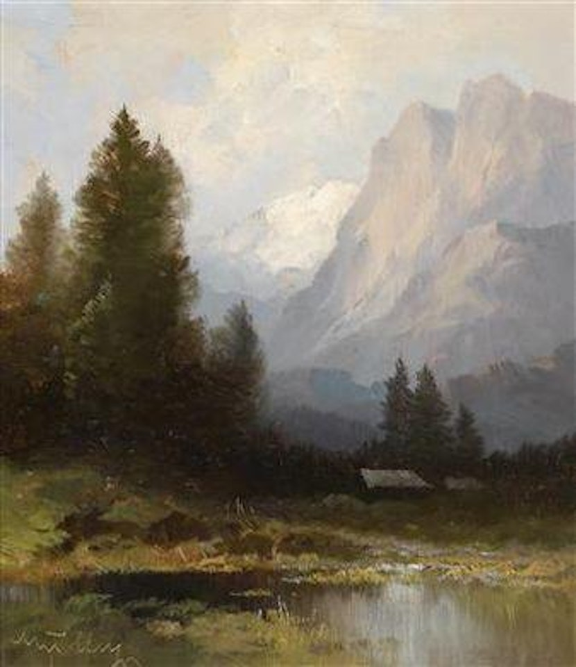 Aufsteigender Abend by Oskar Mulley
