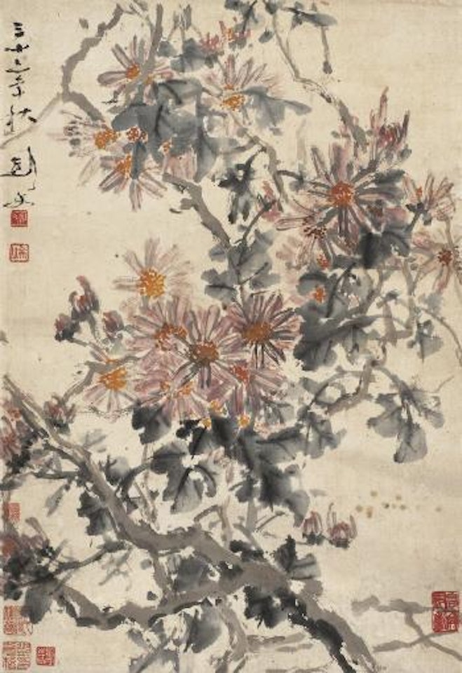 Chrysanthemum by Gao Jianfu