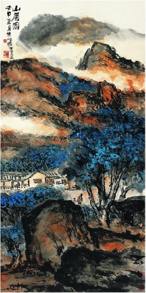 Dwelling In Mountain by Zhu Qizhan