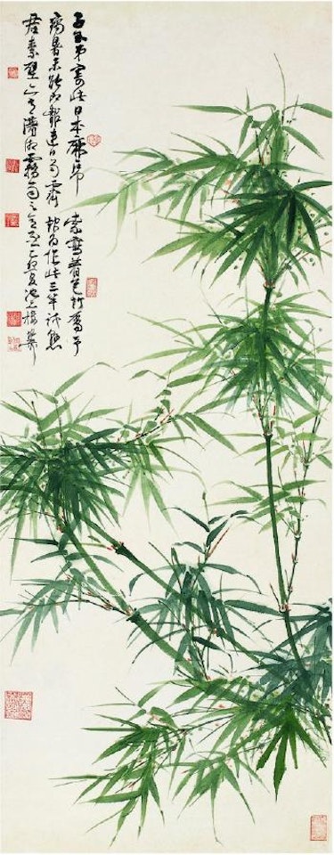 Bamboo In The Rain by Xie Zhiliu