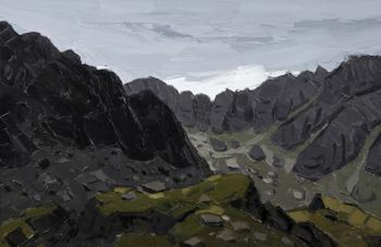 Clogwyn Y Geifr by Kyffin Williams