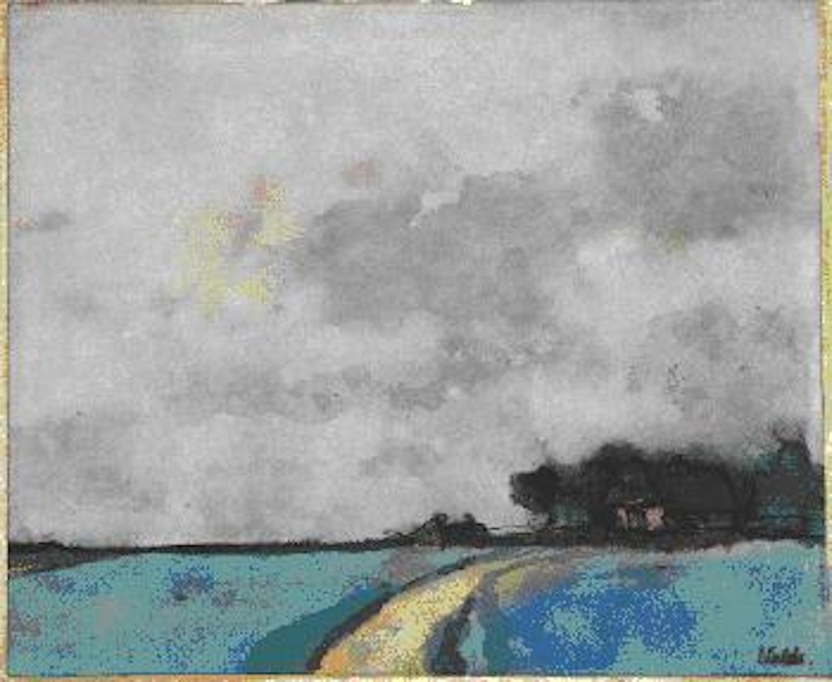 Gehöft in der Marsch by Emil Nolde