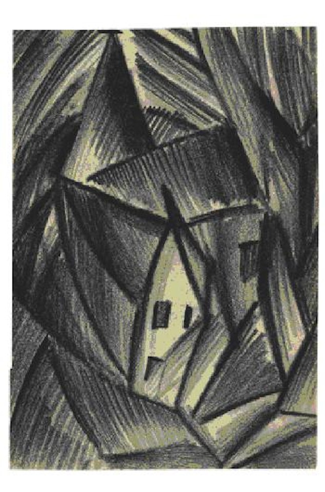 Nächtliches Dorf by Kurt Schwitters