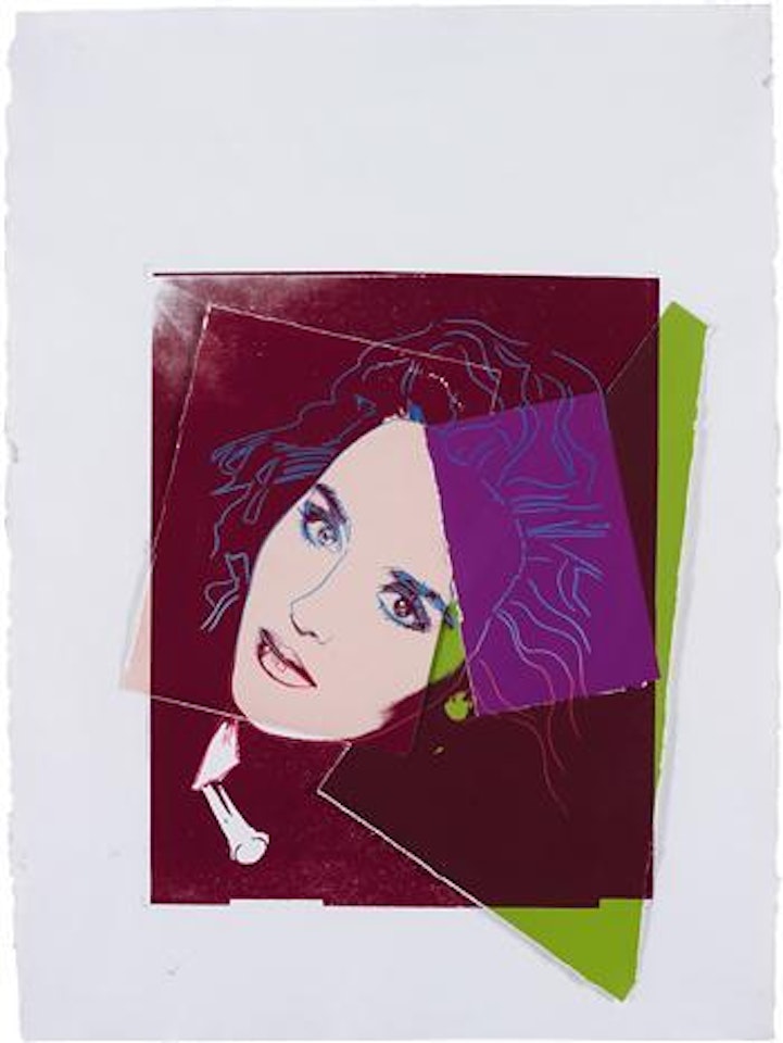 Isabelle Adjani by Andy Warhol