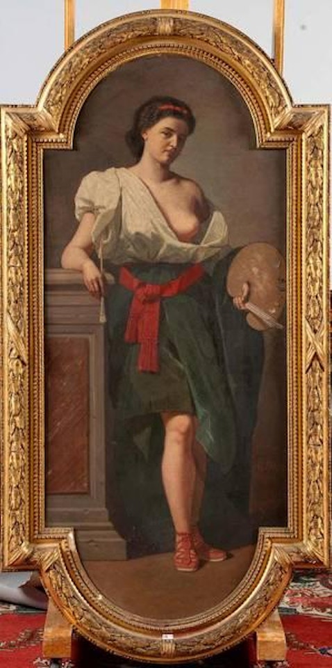 Allégorie de la peinture by Alfred Jacob Miller
