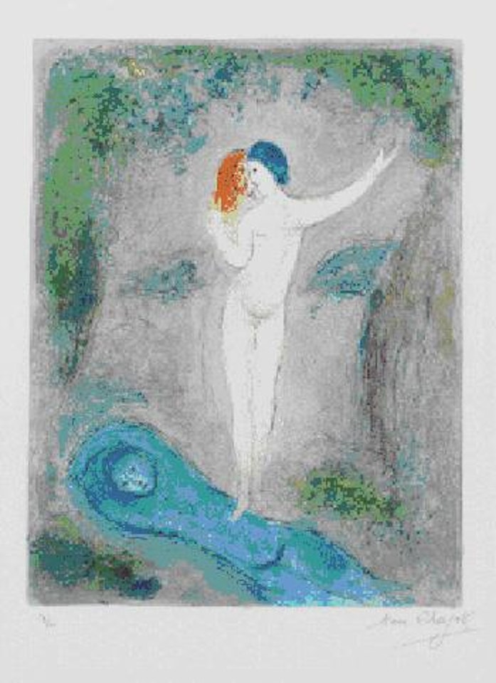 Le Baiser de Chloé by Marc Chagall