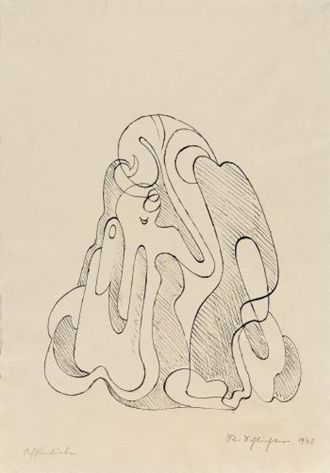Affenliebe by Rudolf Schlichter