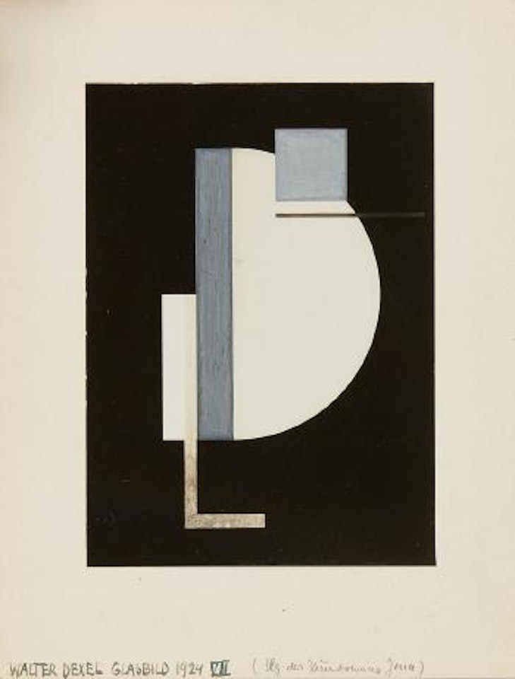 Glasbild VII by Walter Dexel