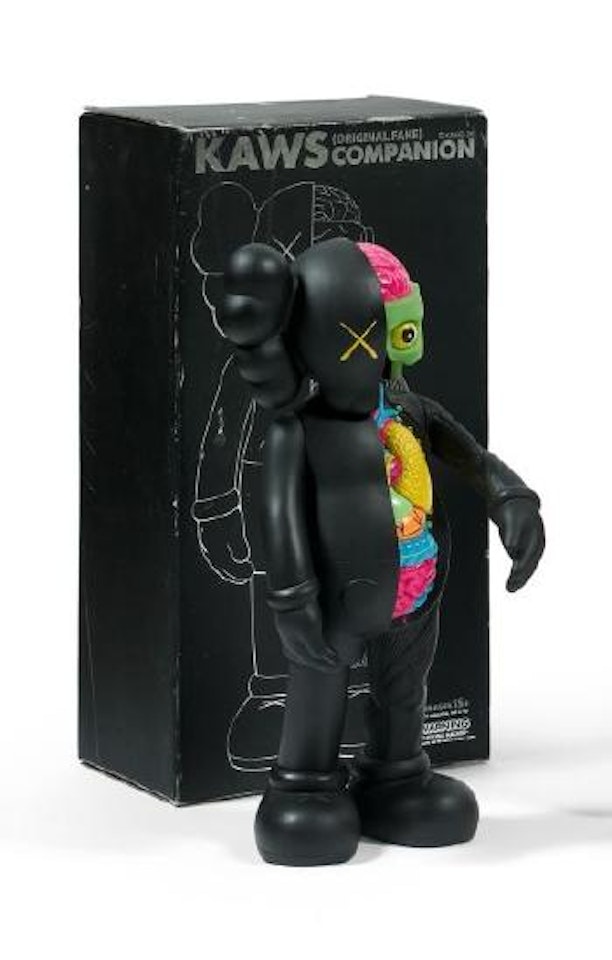 Dissected companion black 12" by Kaws