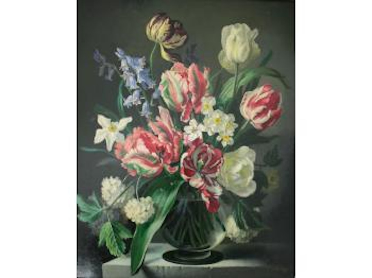 Still Life of a Bowl of Flowers by Gerald Cooper