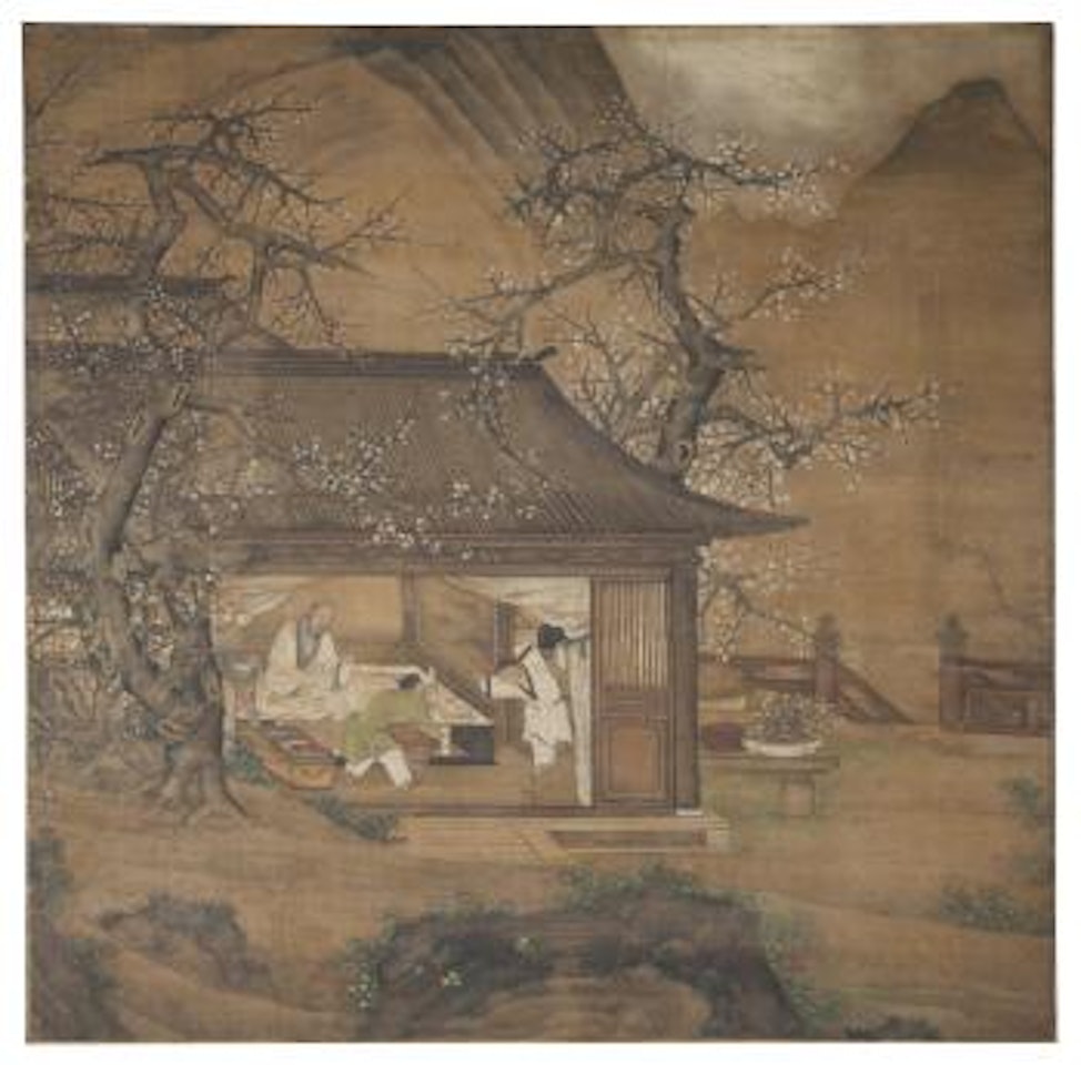 Scholar and Students by Chinese School