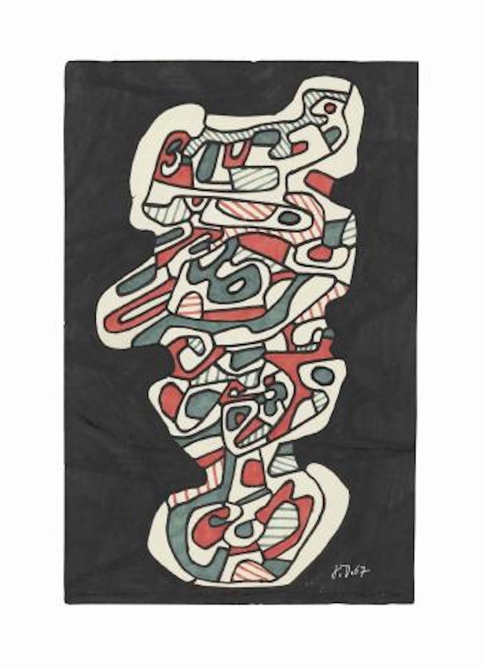 Le Verre d'eau by Jean Dubuffet