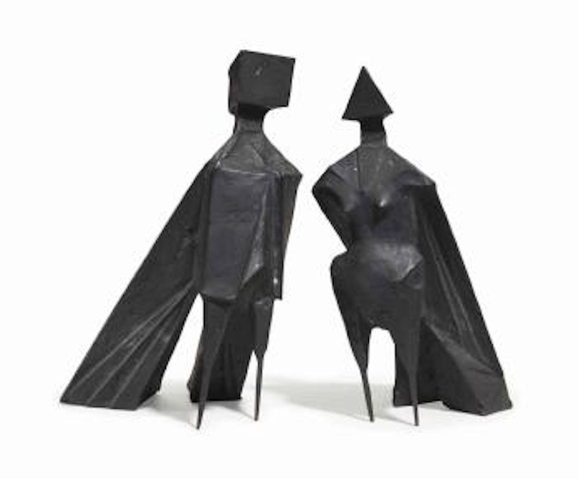 Maquette VII: Two Winged Figures by Lynn Chadwick