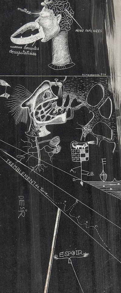 Désir - Espoir (Tremblement de terre) by Victor Brauner