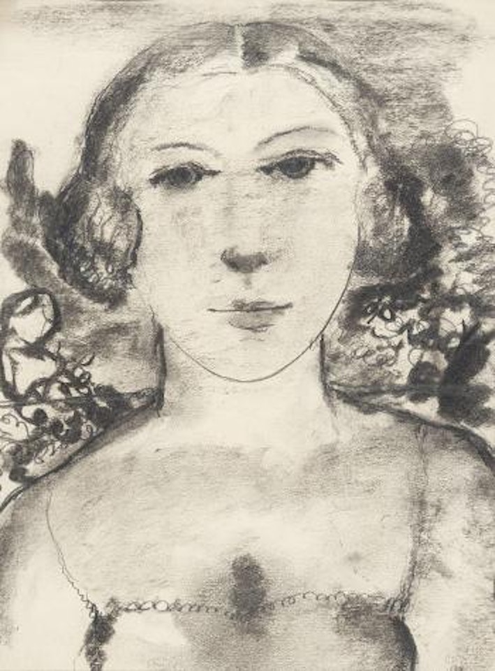Portret van Tam - Portrait de Tam by Paul Delvaux