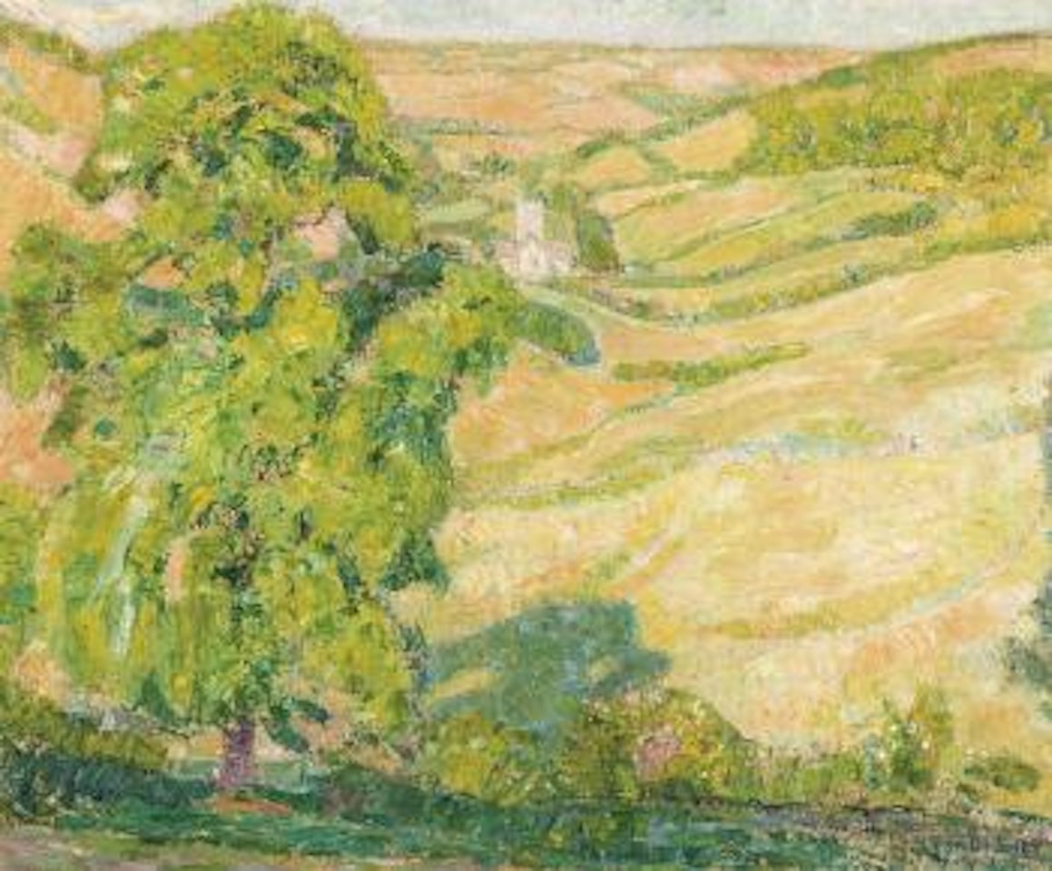 Paysage au Devonshire (Branscombe) by Leon de Smet