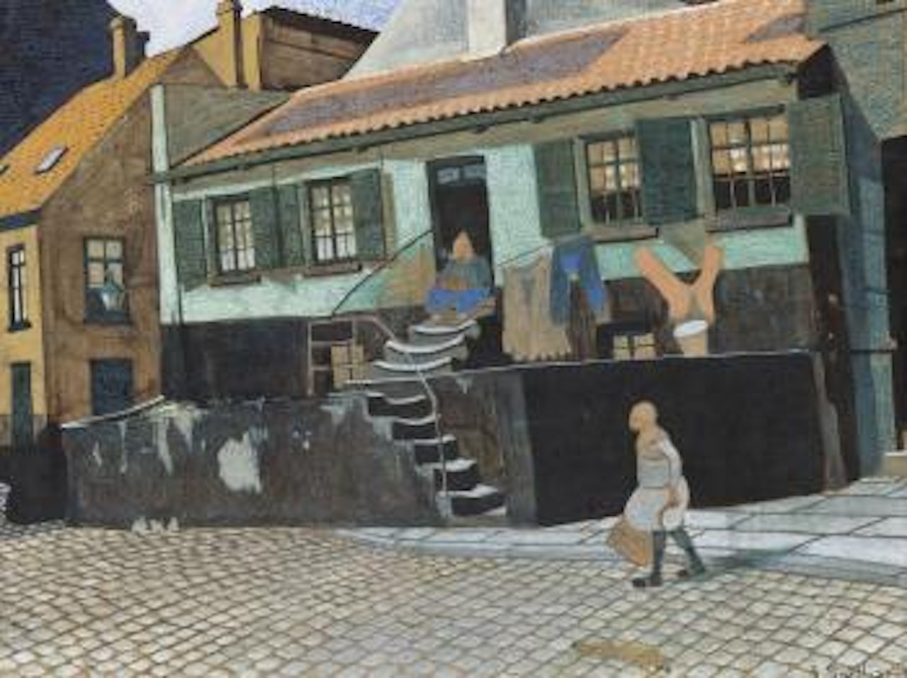 De preekstoel te Oostende by Léon Spilliaert