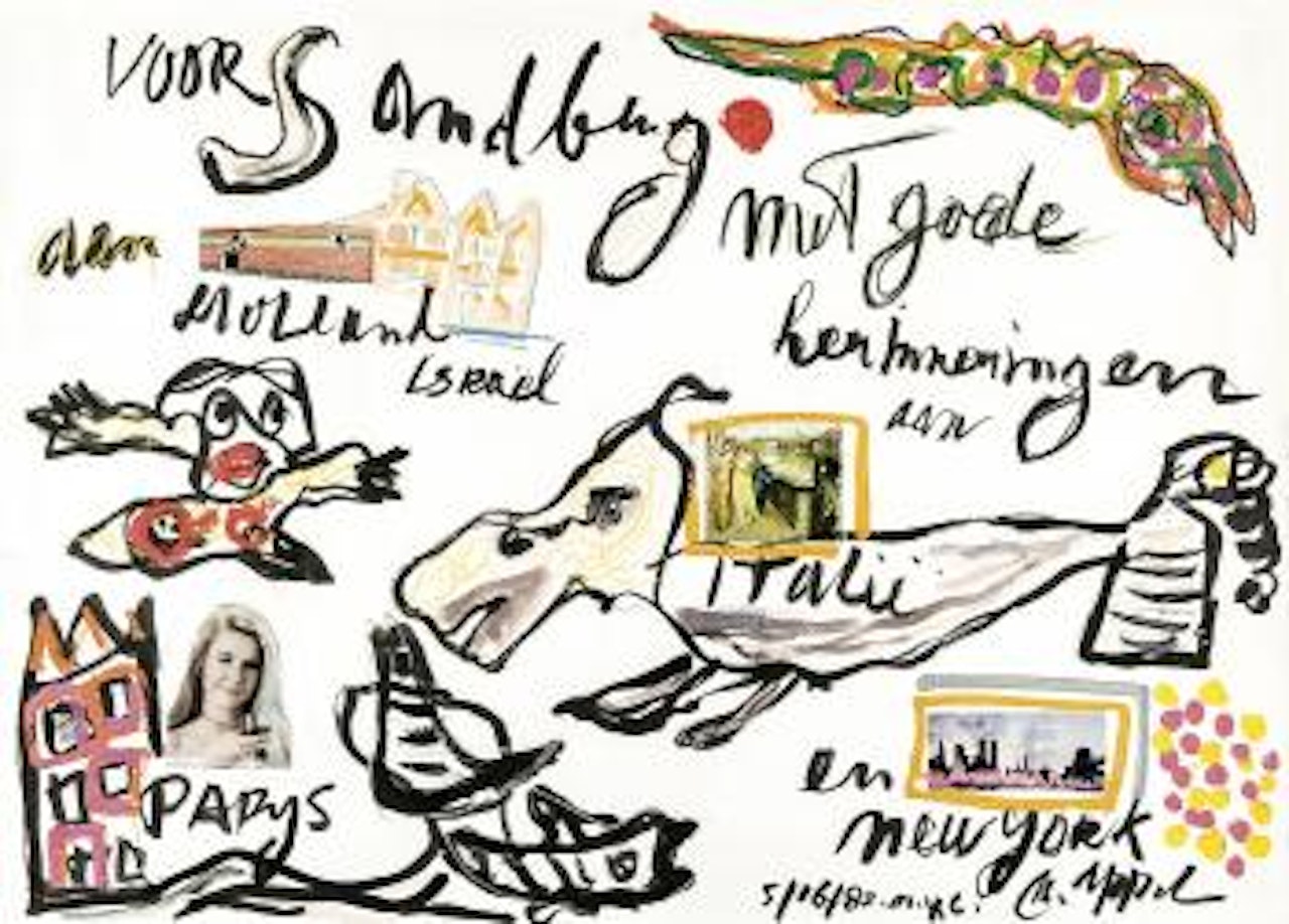 Voor Sandberg by Karel Appel