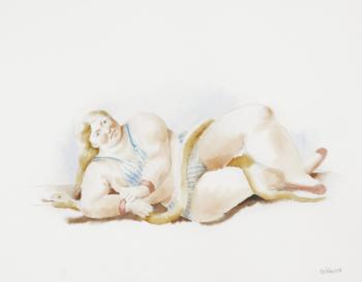 La femme au serpent by Fernando Botero