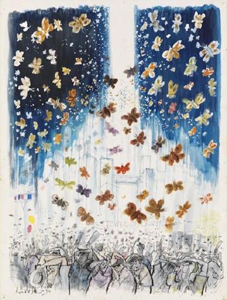 New York World's Fair, Tower of Light by Ronald Searle