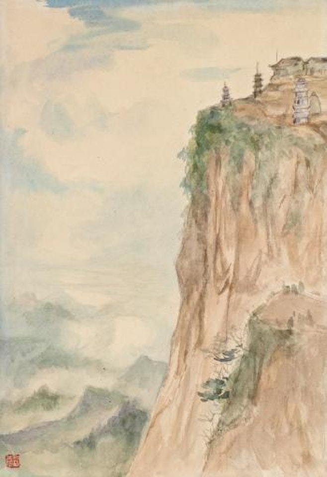 Emei mountain scenery by Guan Liang