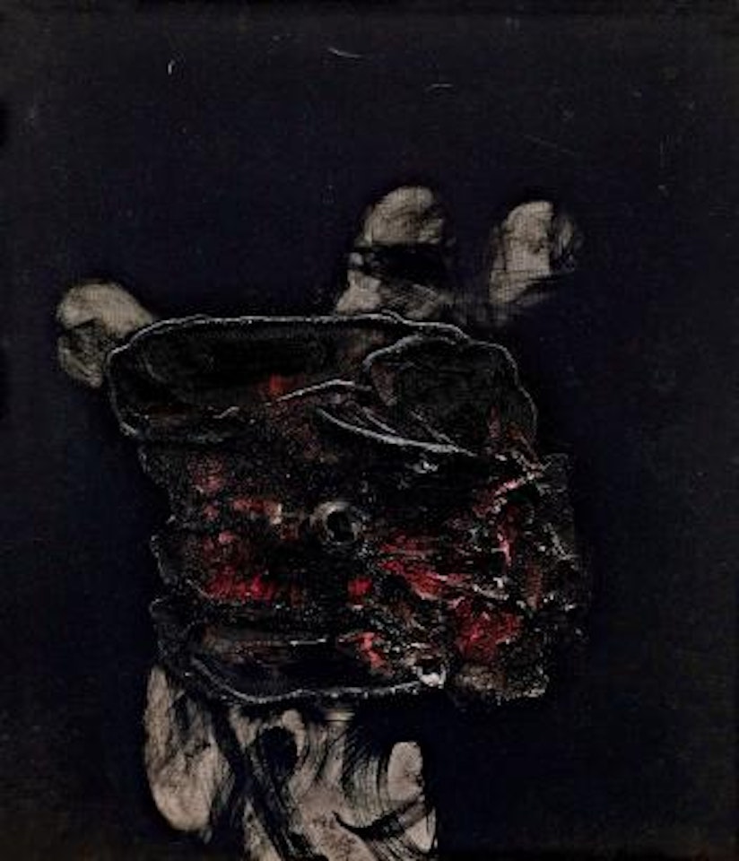 Black Taihu stone by Zhou Chunya