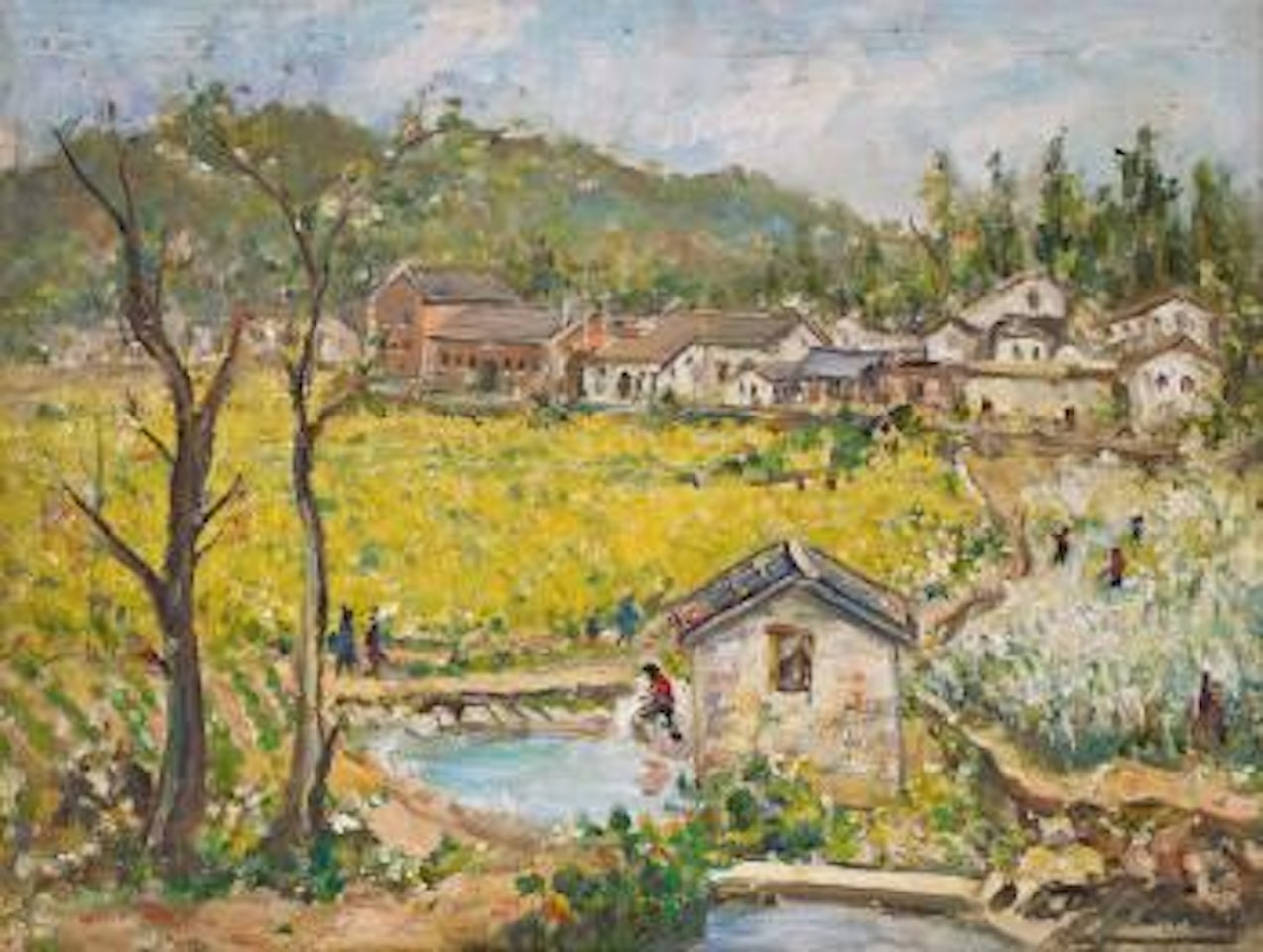 View of village by Lin Dachuan